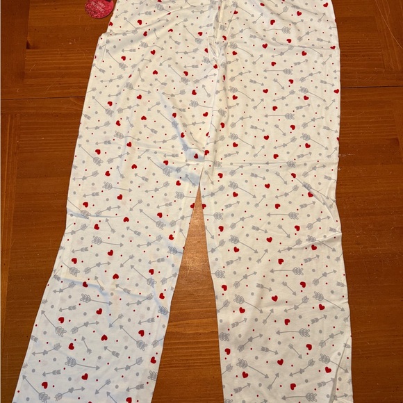 Cynthia Rowley White Pajama Pants with Red Details - Picture 5 of 5